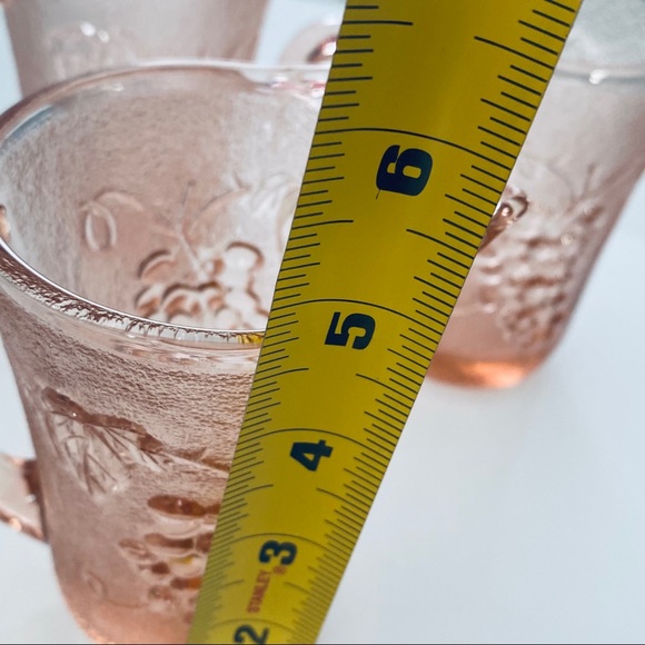 All 3 Pink Depression Glass Small Pitcher Vintage - Picture 14 of 15